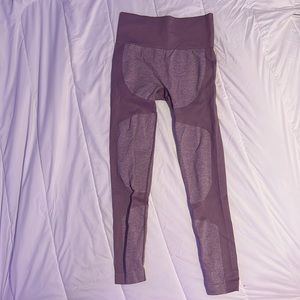 Purple athletic leggings